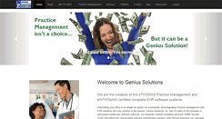 Desktop Screenshot of geniussolutions.com
