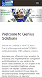 Mobile Screenshot of geniussolutions.com